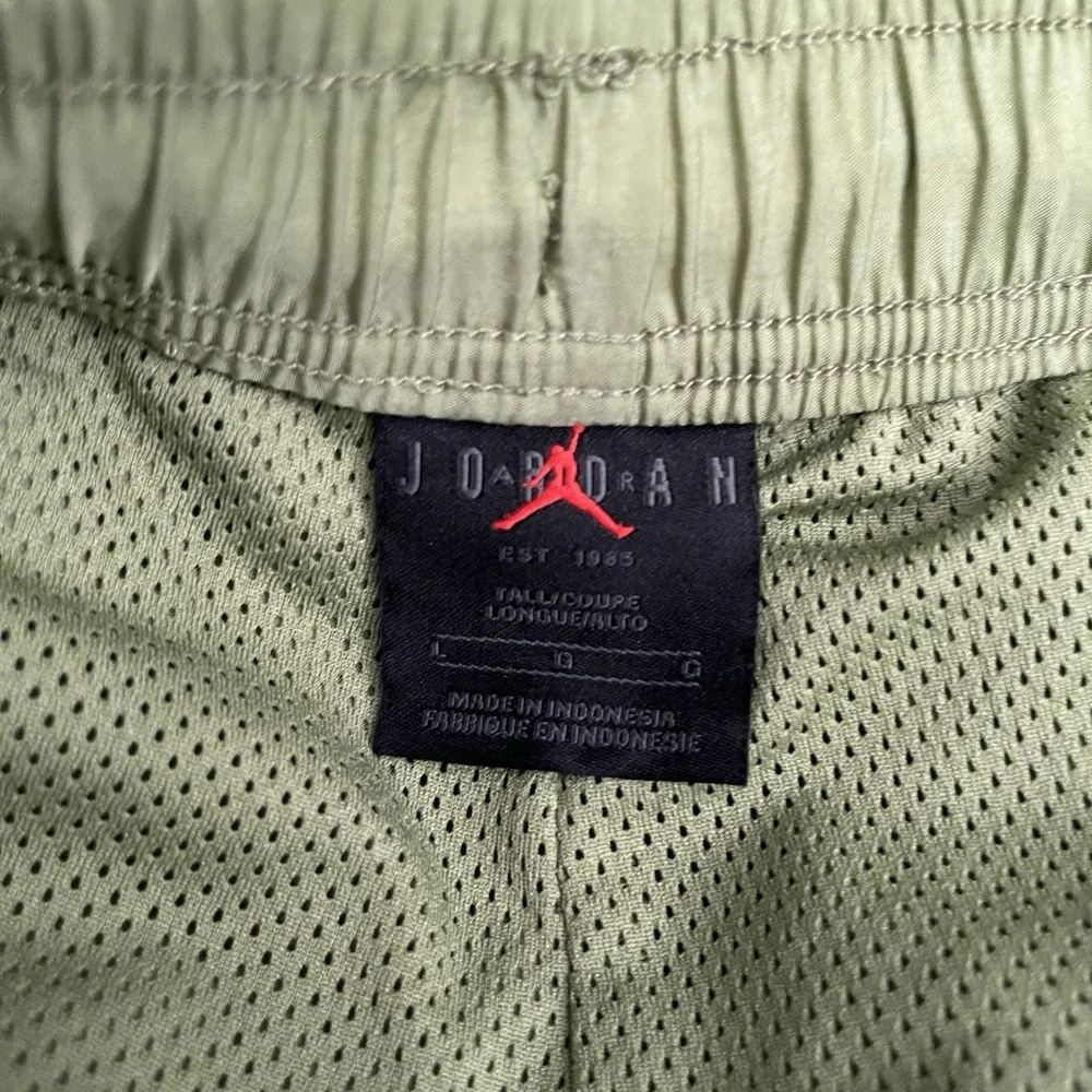 Nike Air Jordan Sport Jam Warm Up Pants Mens Sz L T Green DX9373-410
